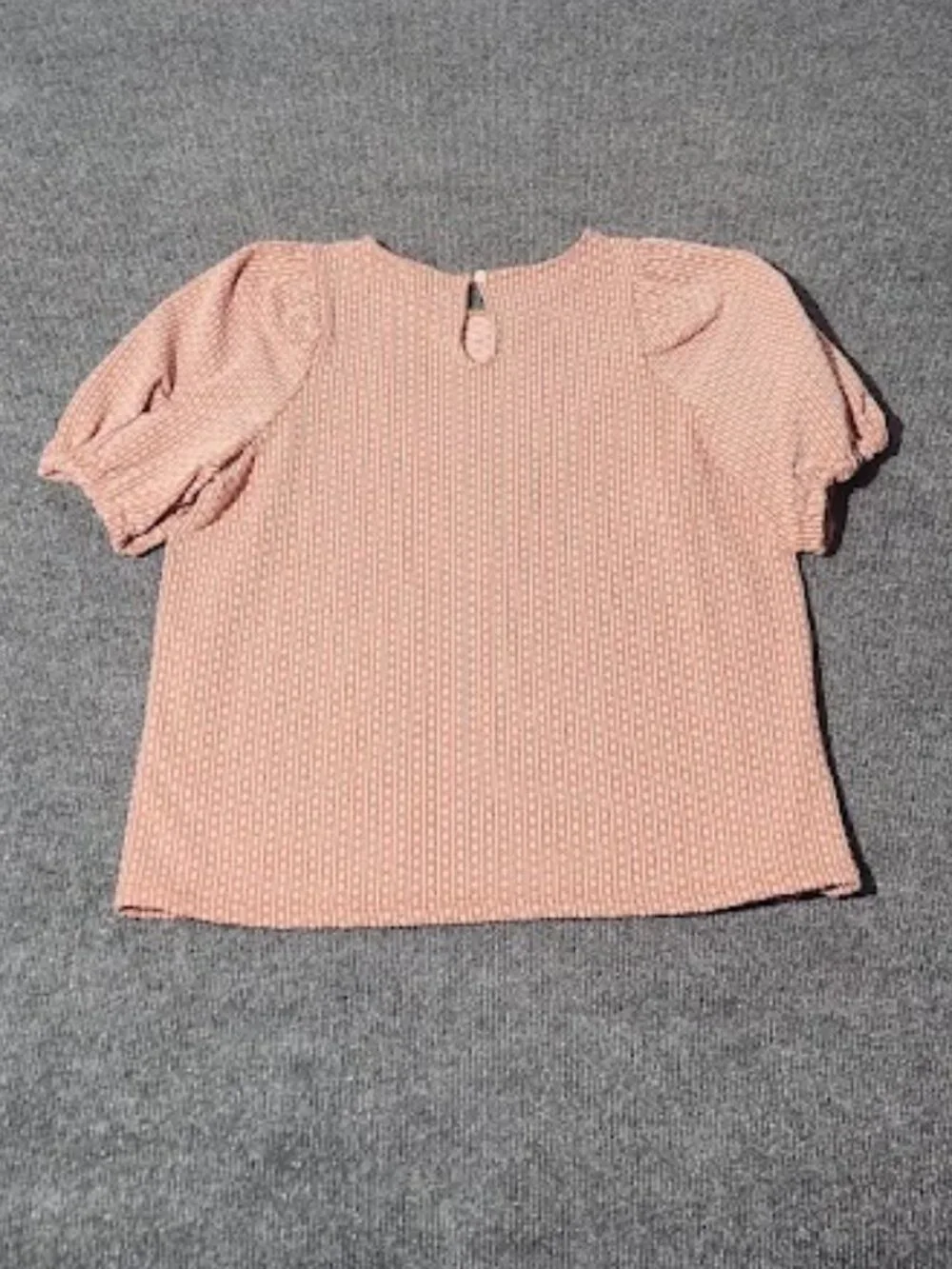Madewell Women's Floral Jacquard Puff Sleeve Tee in size medium